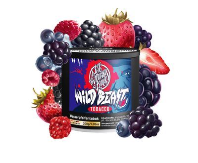 187 Shisha Tabak 200g - Wild Beast
