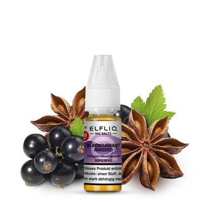 ​Elfliq by Elfbar - E-Liquid - Blackcurrant Aniseed