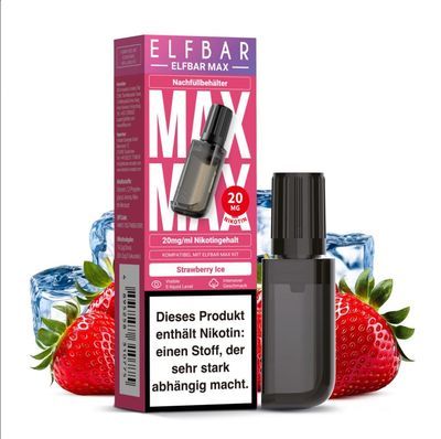 Elfbar MAX - Pod - Strawberry Ice