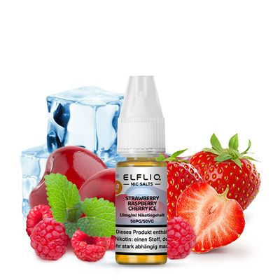 ​Elfliq by Elfbar - E-Liquid - Strawberry Raspberry Cherry Ice