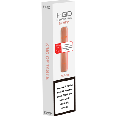 HQD Surv - Einweg Vape - Peach