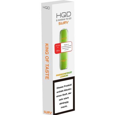 HQD Surv - Einweg Vape - Passionfruit Lemon