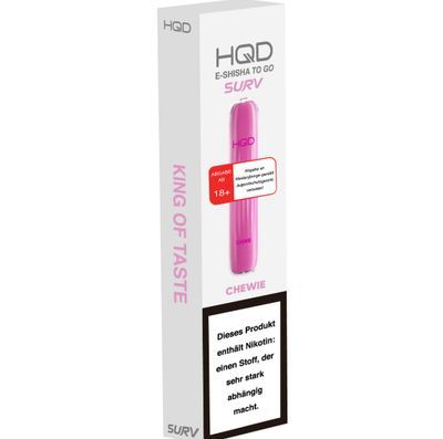 HQD Surv - Einweg Vape - Bubble Gum