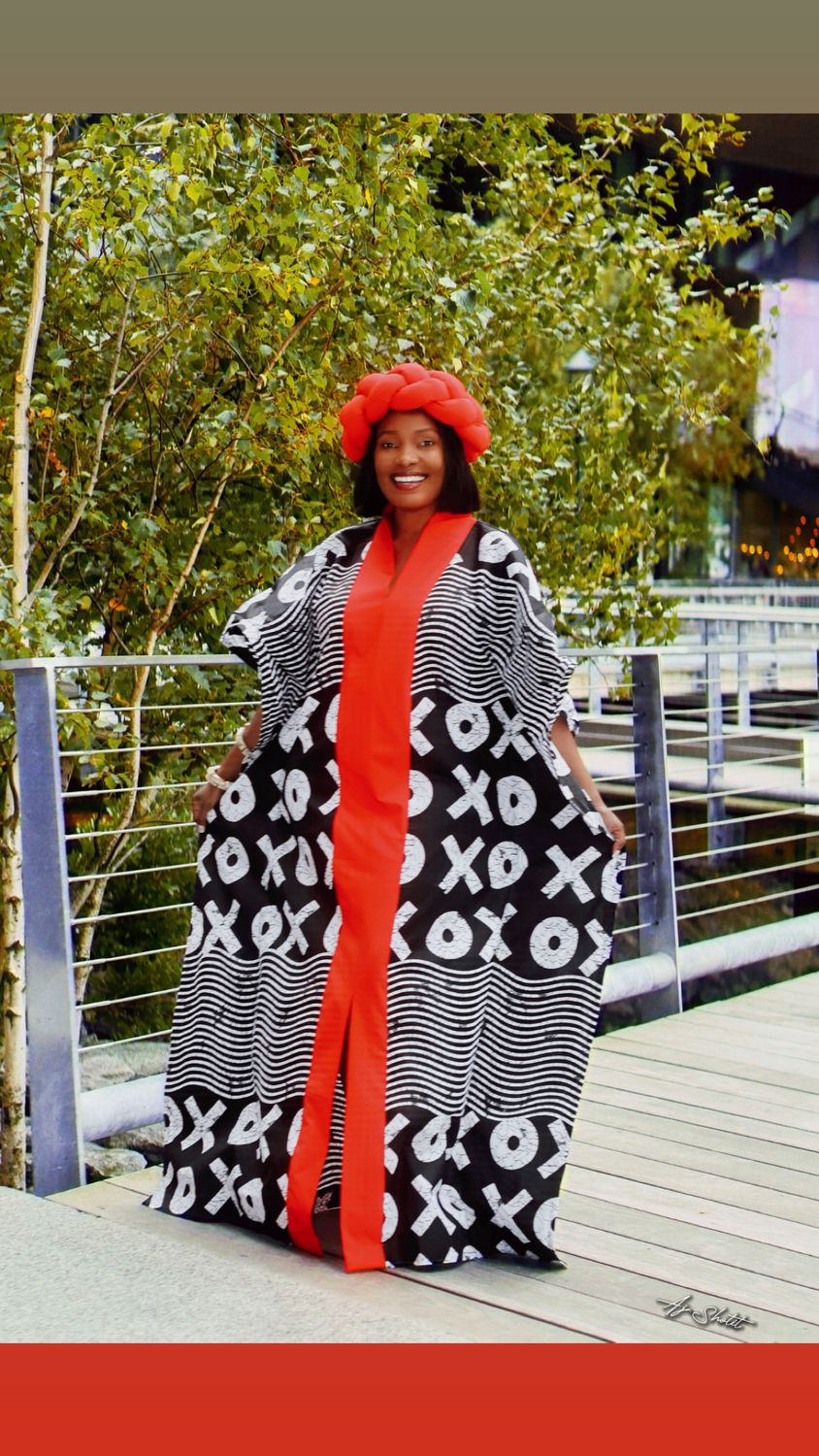 Casual African Print Dress