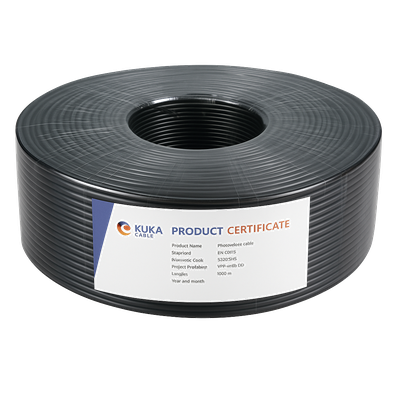 KUKA PV CABLE 4 SQMM.- BLACK (100 M/DRUM)