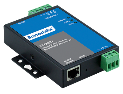 3ONEDATA CONVERTER NP301 LAN TO RS-232/485/422 3ONEDATA CONVERTER NP301 LAN TO RS-232/485/422