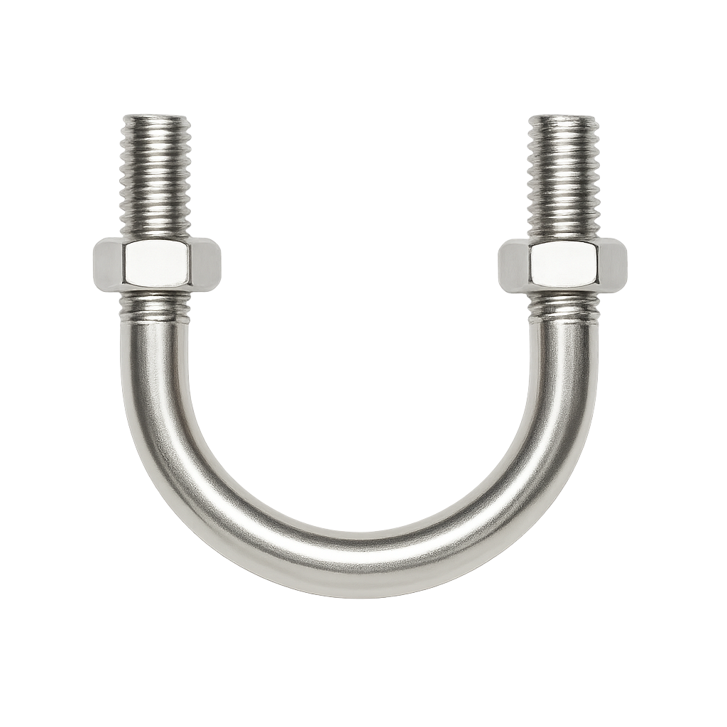 U-BOLT M6 3/4" (SS304) (5-SET/PACK)