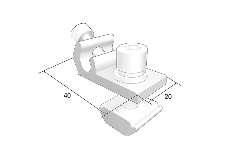 MIBET GROUND LUG L20 MM.