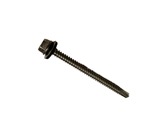 MIBET METAL SCREW HEX HEAD L80 MM. SS304 (5-SET/PACK)