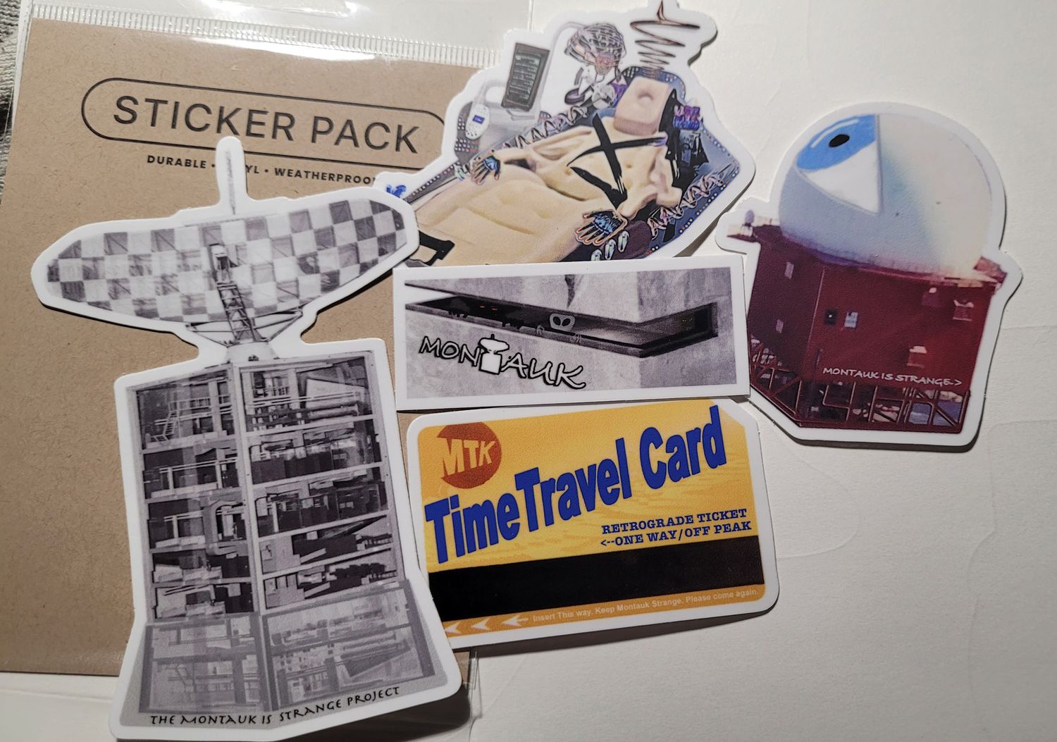 Camp Hero Montauk Project Art Sticker Pack - 5 Pc.