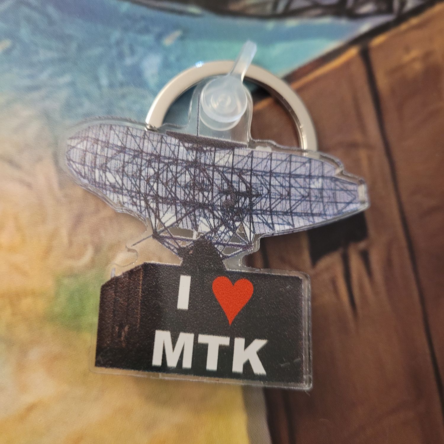 I ♥ MTK / I Love Montauk Keychain