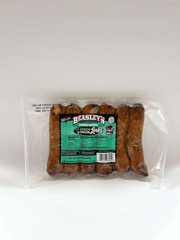 Beasley's Green Onion Smokehouse Links