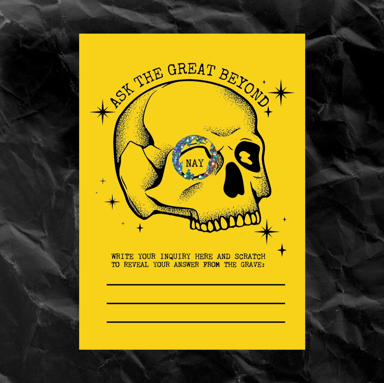 Cosmic Butcher Fortune Scratcher Cards
