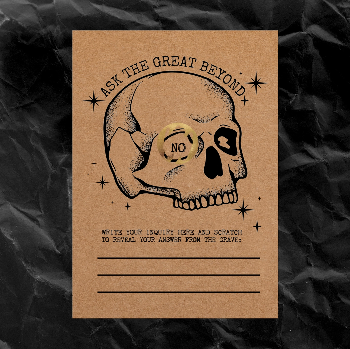Cosmic Butcher Fortune Scratcher Cards