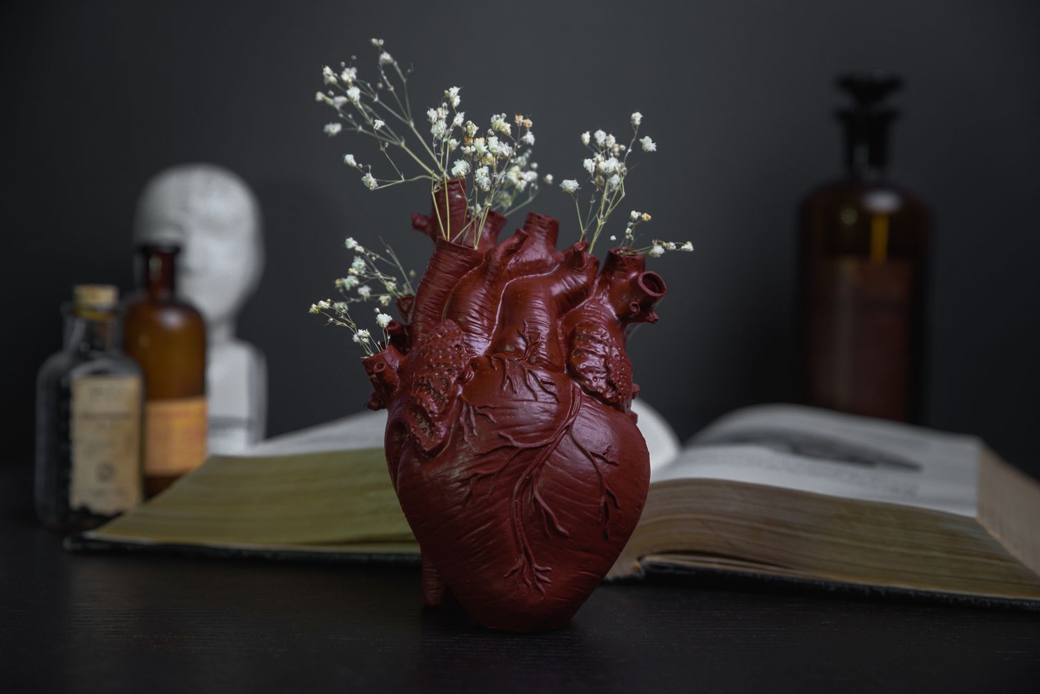 Anatomical Heart Vase