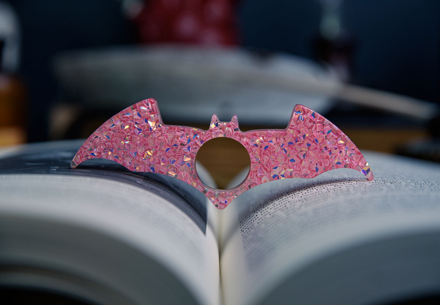 Bat-Shaped Resin Book Page Holders