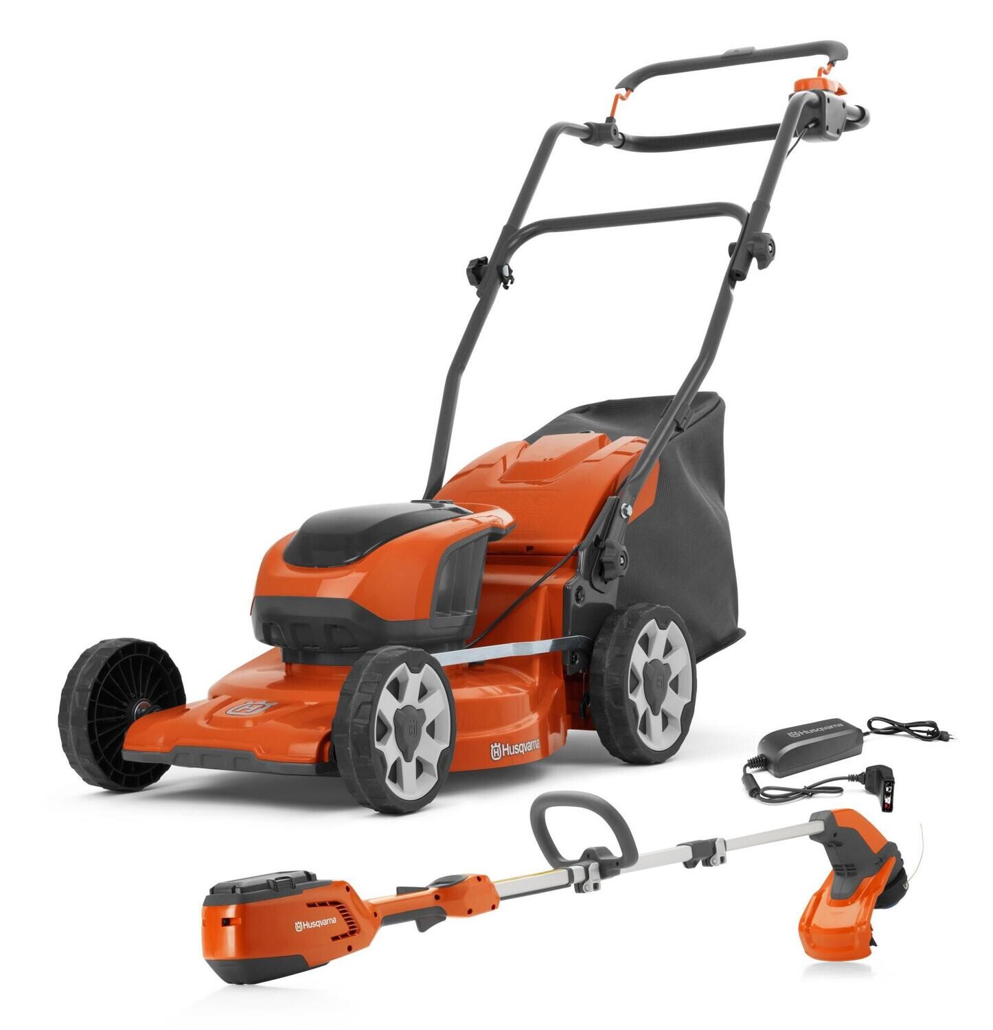 Husqvarna LC137I Battery Mower, cw Battery & Charger