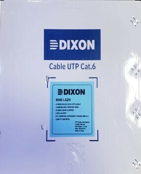 CABLE UTP CAT 6 LSZH DIXON 9040