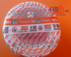 Cable THW90 14AWG Blanco