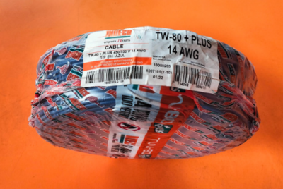 CABLE TW 80 14 AWG AZUL