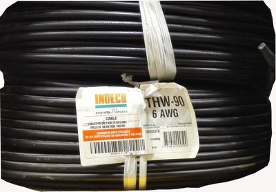 Cable THW90 6AWG