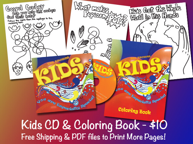 Kids CD & Coloring Book!
