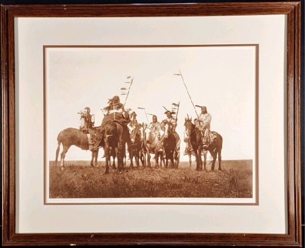 Edward C Curtis - Atsina Warriors