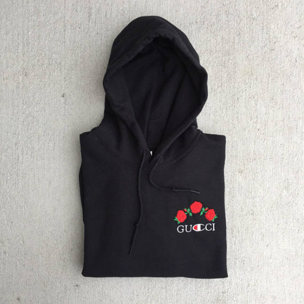 gucci champion hoodie