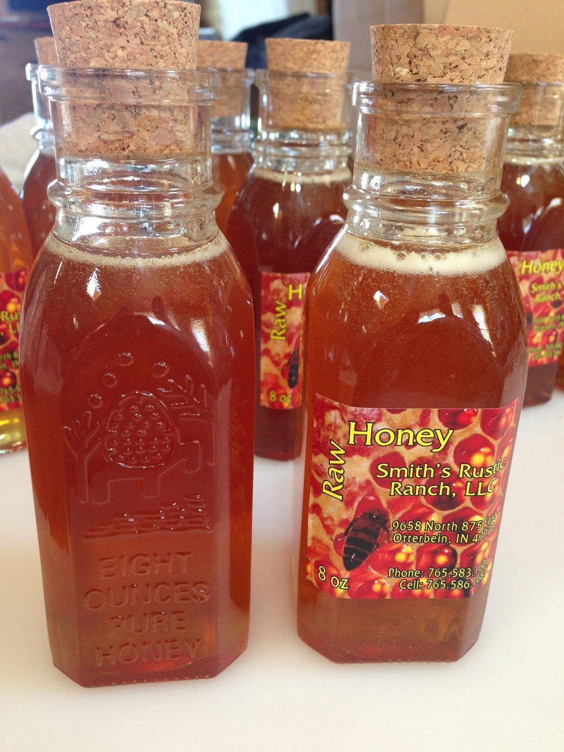 8 oz Corked Jar - Local &quot;Raw&quot; Honey