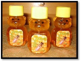 2 oz Bear - Local &quot;Raw&quot; Honey (Great for Parties!)