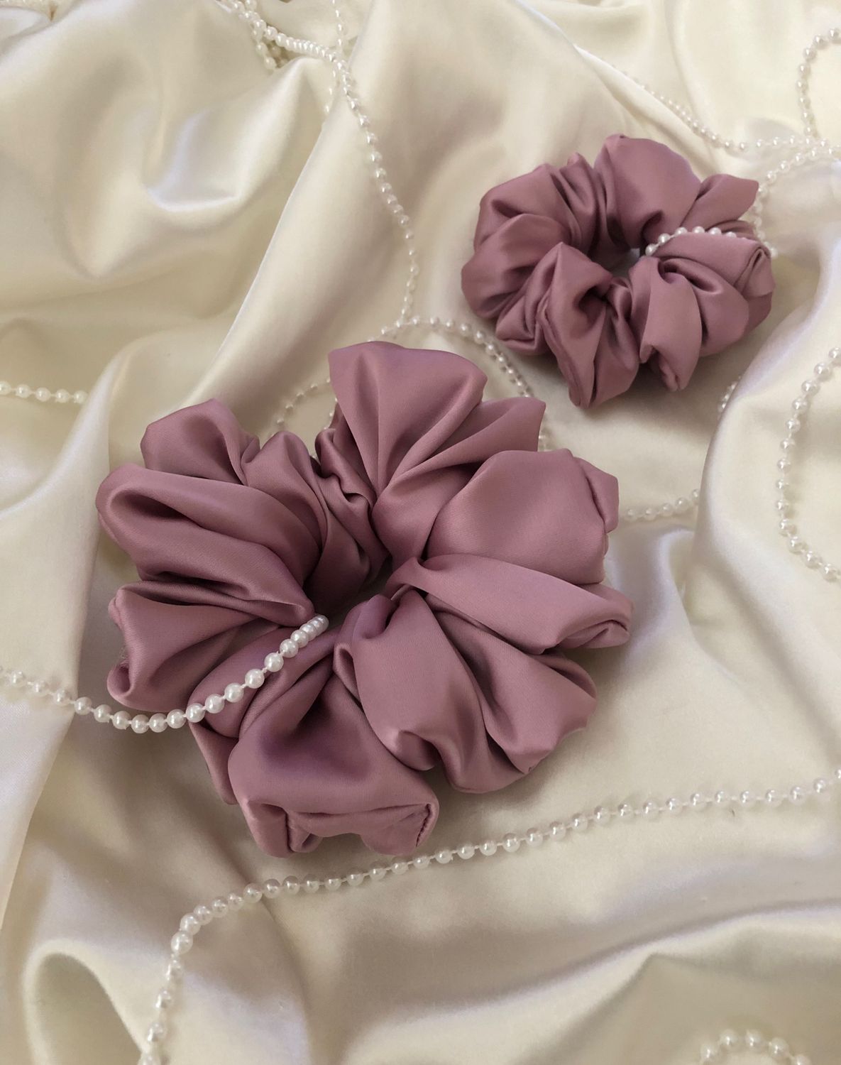 SCRUNCHIE STANDARD + OVERSIZED HEATHER/WRZOS