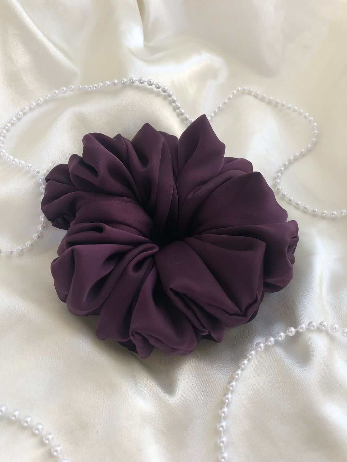 SCRUNCHIE OVERSIZED PLUM