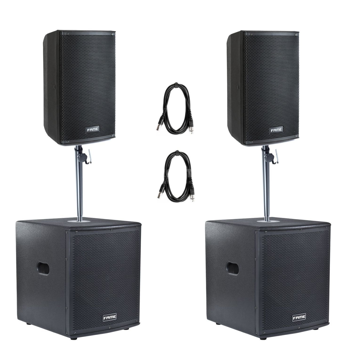 PA- Musikanlage Set Mega 1700w