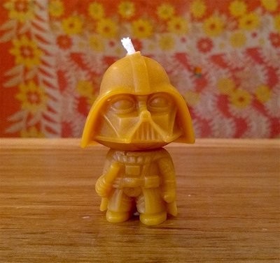 Darth Vader Beeswax Candle