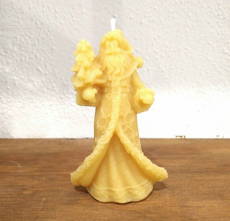 Santa Claus Beeswax Candle