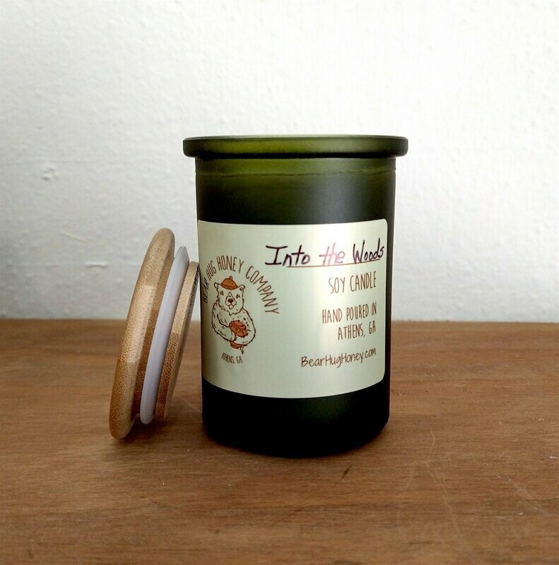 An Into the Woods Candle
