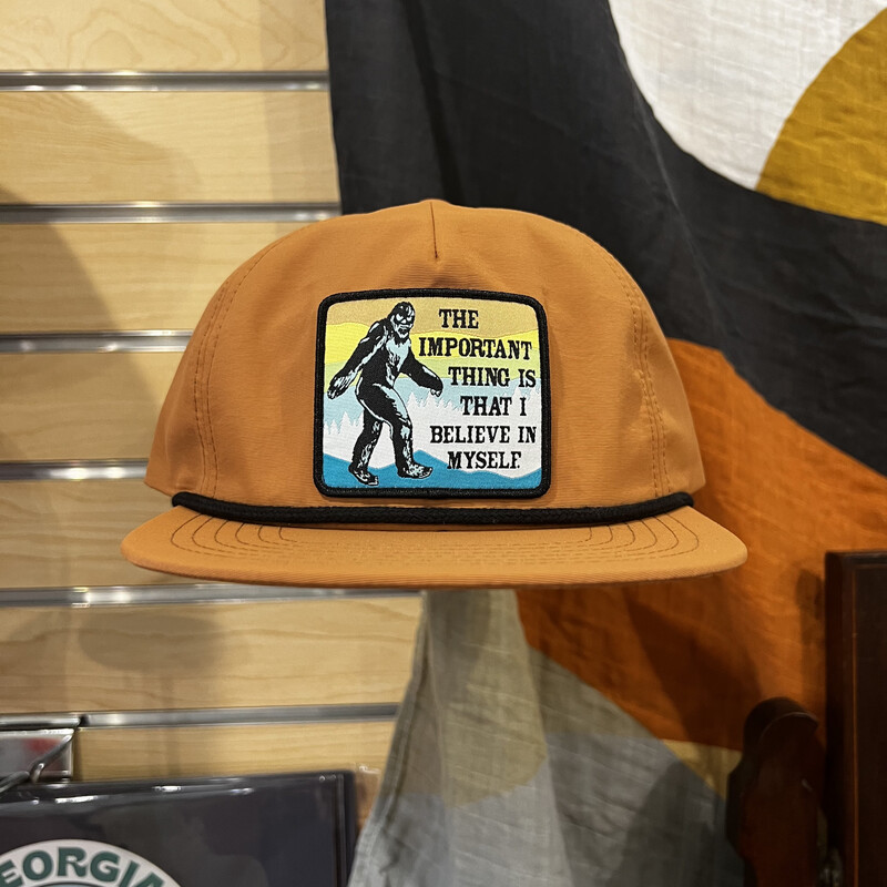 Bigfoot Believe Rope Hat