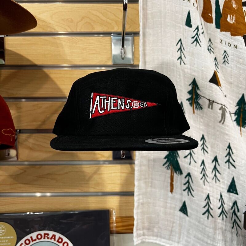 Athens Pennant Hat, Black