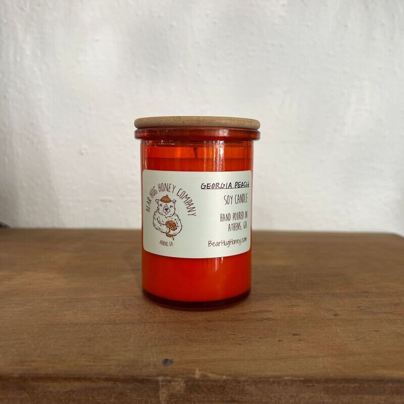 A Georgia Peach Candle
