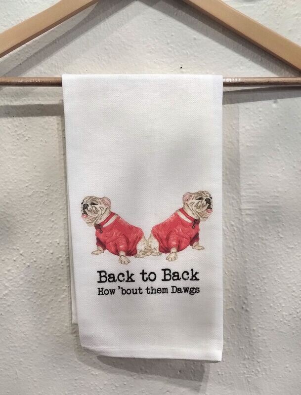 Kitchen Towel, Back to Back Champs