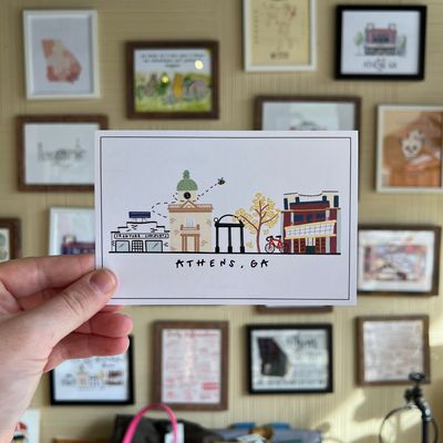 Post Card - Athens Skyline