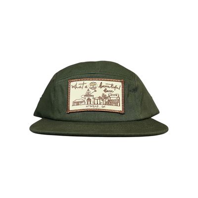 Athens Skyline Hat, Olive