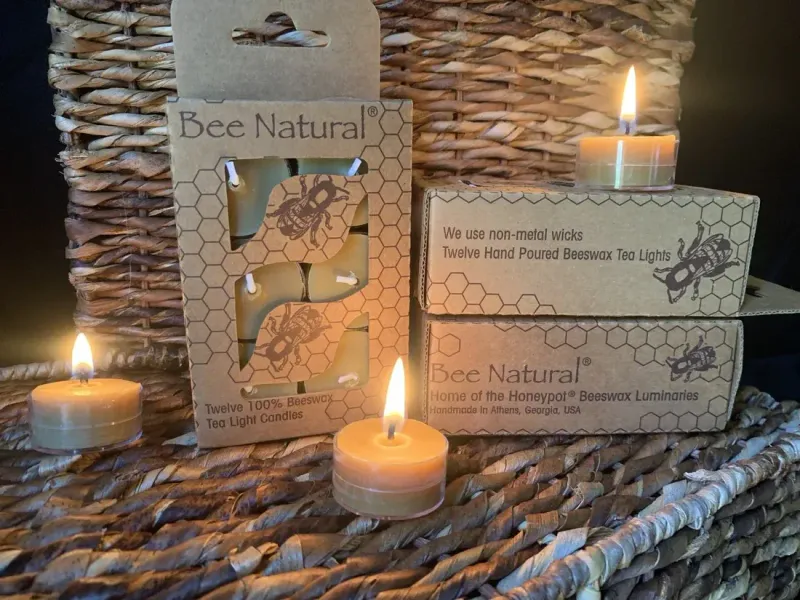 Beeswax Tealight Candle Pack