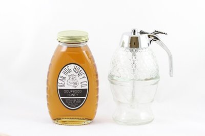 Sourwood Honey & Honey Dispenser