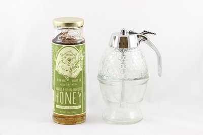 Vanilla Bean Honey & Honey Dispenser