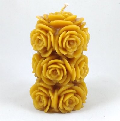 Flower Beeswax Candle