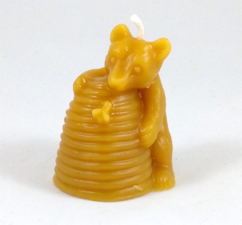 Bear Hug Beeswax Candle