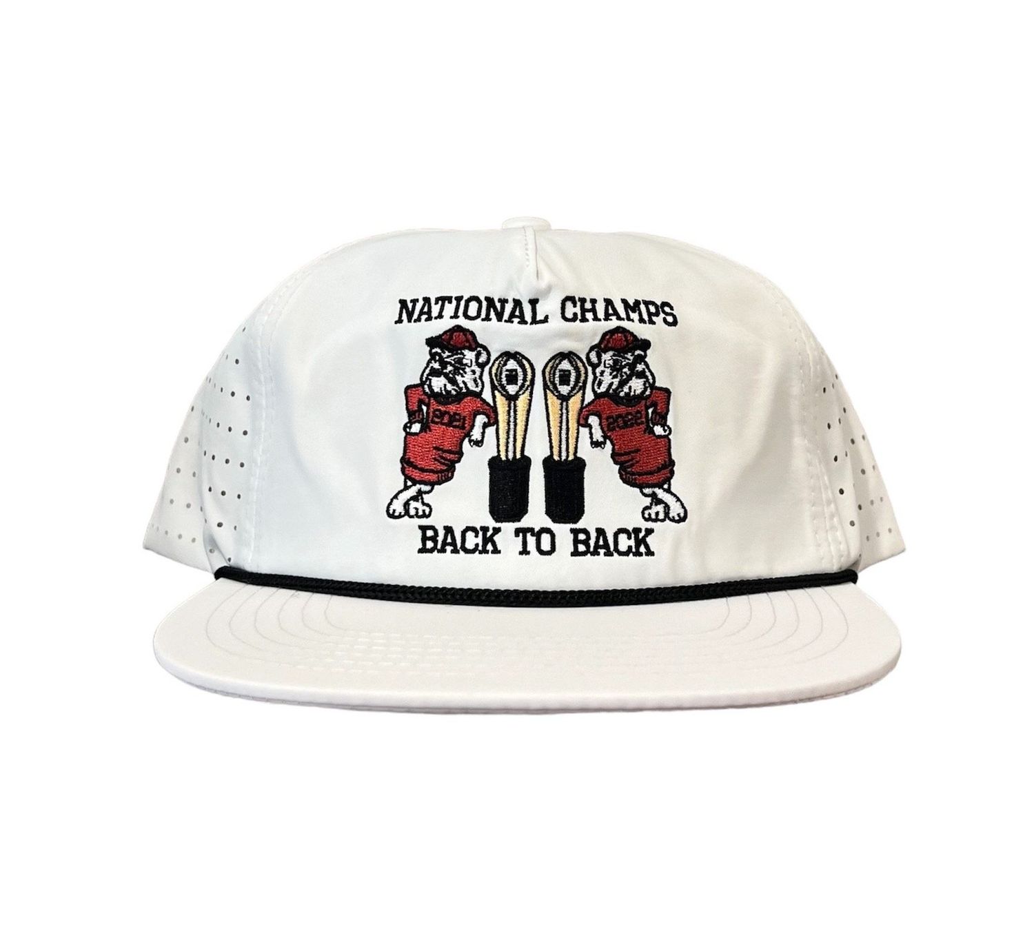 A UGA, National Champions Back to Back Hat A UGA, National Champions Back to Back Hat