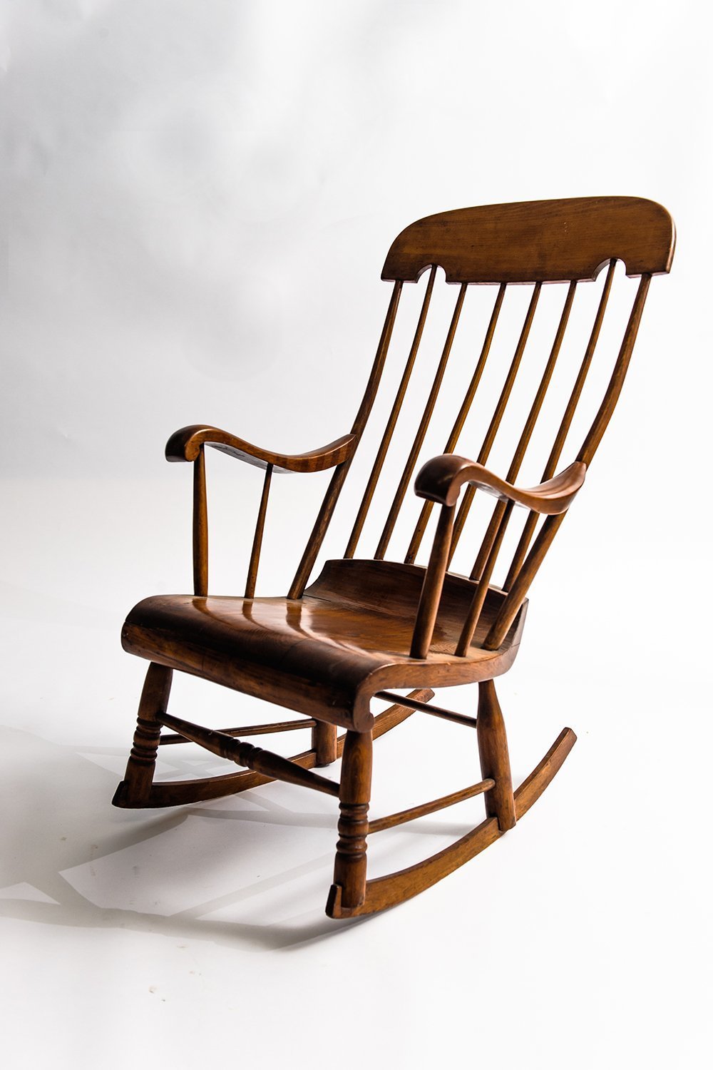 Maple Rocker with Curved Seat