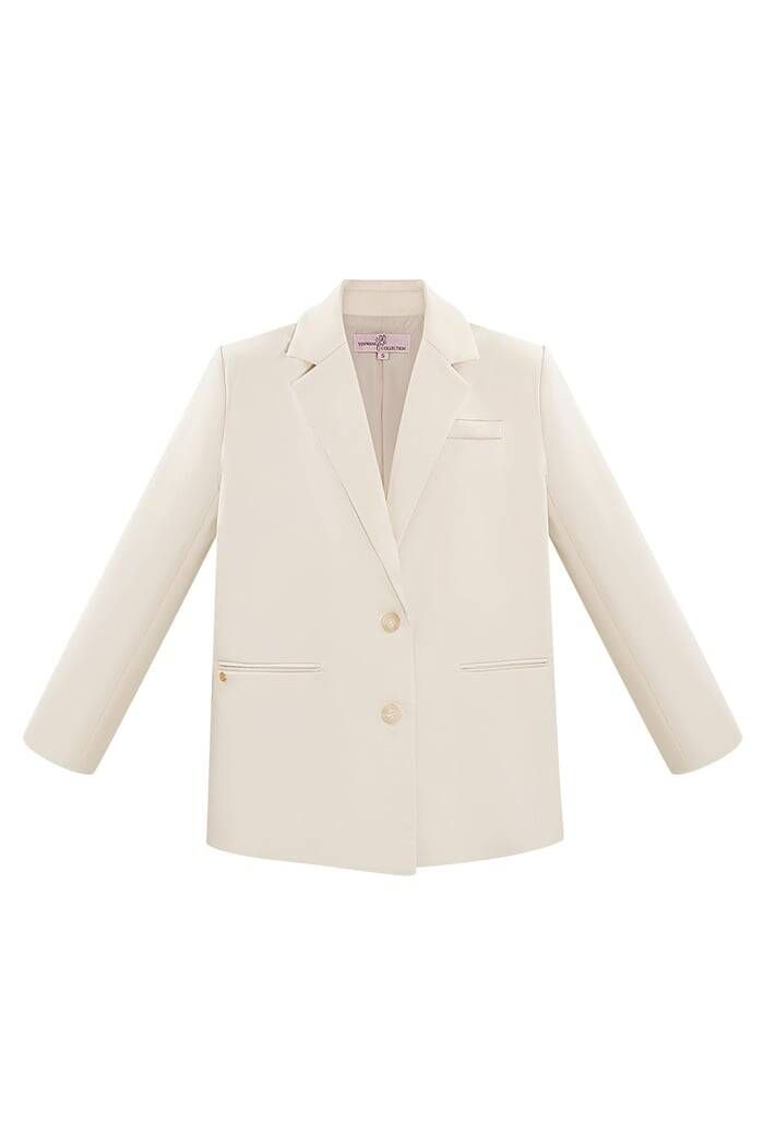 Blazer met twee knopen.